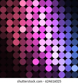 vector background from circles, abstract background, wallpaper