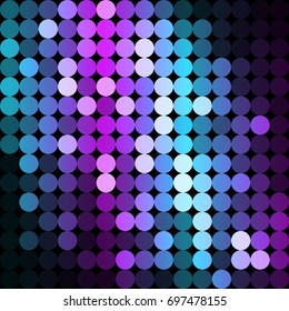 vector background from circles, abstract background, wallpaper