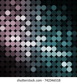 vector background from circles, abstract background, wallpaper