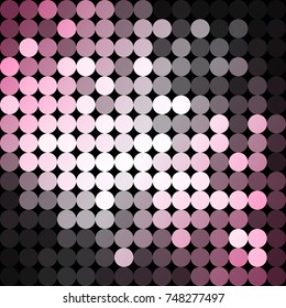 vector background from circles, abstract background, wallpaper