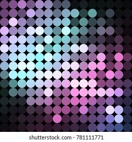 vector background from circles, abstract background, wallpaper
