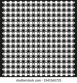 Vector background circles color black