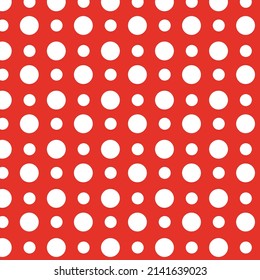 Vector background circles color white and red