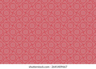 Vector background of circles overlapping
