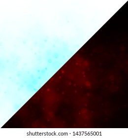 Vector background with circles, stars. Abstract illustration with colorful shapes of circles, stars. Template for business cards, websites.