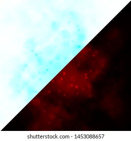 Vector background with circles, stars. Abstract illustration with colorful spots, stars. Template for business cards, websites.