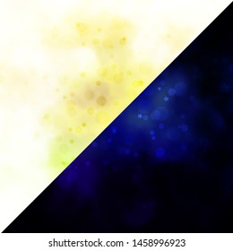 Vector background with circles, stars. Abstract illustration with colorful spots, stars. Design for textile, fabric, wallpapers.