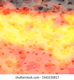 Vector background with circles, stars. Abstract illustration with colorful spots, stars. Texture for window blinds, curtains.