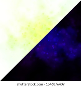 Vector background with circles, stars. Abstract design in gradient style with bubbles, stars. Design for wallpaper, fabric makers.