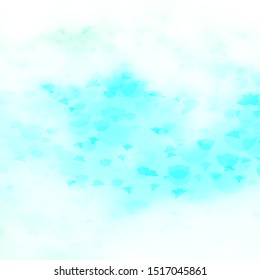 Vector background with circles, stars. Colorful illustration with gradient dots, stars. Texture for window blinds, curtains.