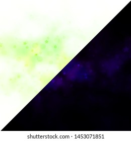 Vector background with circles, stars. Glitter abstract illustration with colorful drops, stars. Pattern for trendy fabric, wallpapers.