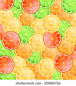 vector background citrus 
