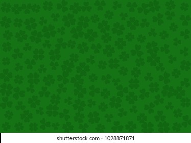 Vector background clover leaves, st Patricks day