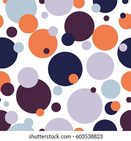 Vector background with color circles