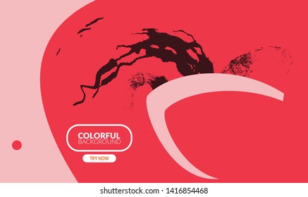 vector of background color ful liquid color