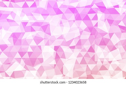 Vector Background. Color Geometric Triangles Pattern. Vector Illustration. Creative Design Template. For Your Design, Business.