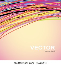 Vector Background ,Color line.