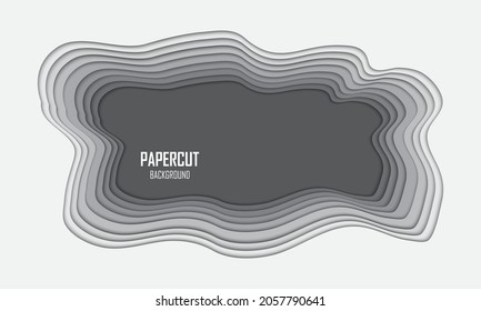 vector background color paper cut