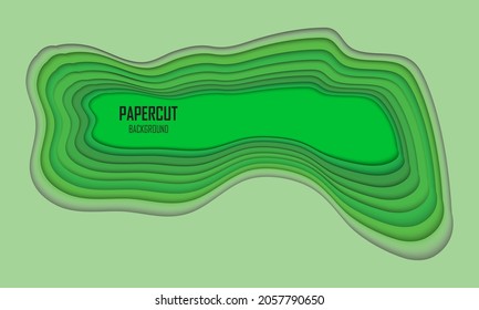 vector background color paper cut
