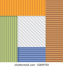 vector background of colored corrugated cardboard. The template for placement of text