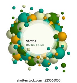 vector background colorful bubbles eps 10
