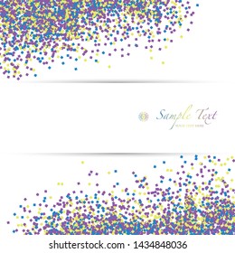 vector background of colorful glitter