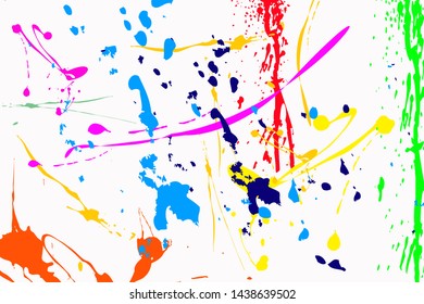 vector Background of colorful ink splashes. EPS 10.