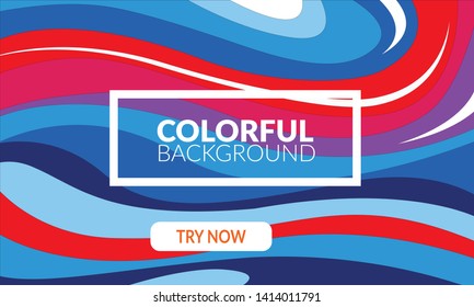 vector of background colorful liquid color simple with eps 10