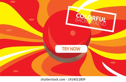 vector of background colorful liquid color simple with eps 10