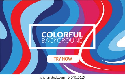 vector of background colorful liquid color