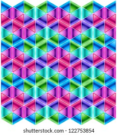 Vector Background. Colorful mosaic