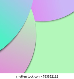 Vector background with colorful overlapping abstract shapes