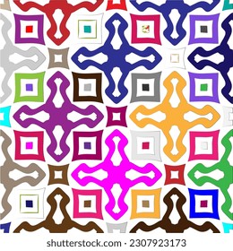 Vector background with colorful pattern. Abstract background. Perfect for fashion, textile design, cute themed fabric, on wall paper, wrapping paper and home decor.