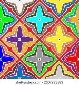 Vector background with colorful pattern. Abstract background. Perfect for fashion, textile design, cute themed fabric, on wall paper, wrapping paper and home decor.