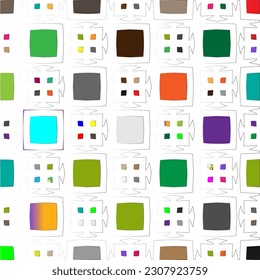 Vector background with colorful pattern. Abstract background. Perfect for fashion, textile design, cute themed fabric, on wall paper, wrapping paper and home decor.