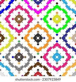 Vector background with colorful pattern. Abstract background. Perfect for fashion, textile design, cute themed fabric, on wall paper, wrapping paper and home decor.