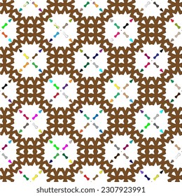 Vector background with colorful pattern. Abstract background. Perfect for fashion, textile design, cute themed fabric, on wall paper, wrapping paper and home decor.