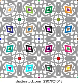 Vector background with colorful pattern. Abstract background. Perfect for fashion, textile design, cute themed fabric, on wall paper, wrapping paper and home decor.