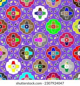 Vector background with colorful pattern. Abstract background. Perfect for fashion, textile design, cute themed fabric, on wall paper, wrapping paper and home decor.