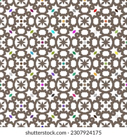 Vector background with colorful pattern. Abstract background. Perfect for fashion, textile design, cute themed fabric, on wall paper, wrapping paper and home decor.