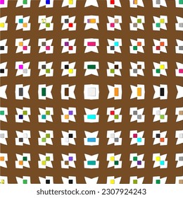 Vector background with colorful pattern. Abstract background. Perfect for fashion, textile design, cute themed fabric, on wall paper, wrapping paper and home decor.