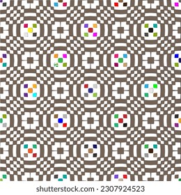 Vector background with colorful pattern. Abstract background. Perfect for fashion, textile design, cute themed fabric, on wall paper, wrapping paper and home decor.