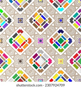 Vector background with colorful pattern. Abstract background. Perfect for fashion, textile design, cute themed fabric, on wall paper, wrapping paper and home decor.