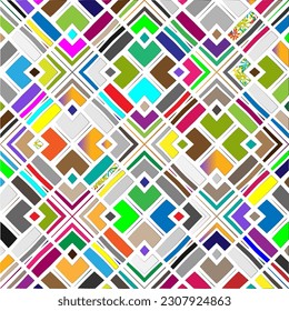 Vector background with colorful pattern. Abstract background. Perfect for fashion, textile design, cute themed fabric, on wall paper, wrapping paper and home decor.