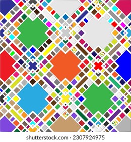 Vector background with colorful pattern. Abstract background. Perfect for fashion, textile design, cute themed fabric, on wall paper, wrapping paper and home decor.