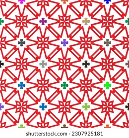 Vector background with colorful pattern. Abstract background. Perfect for fashion, textile design, cute themed fabric, on wall paper, wrapping paper and home decor.