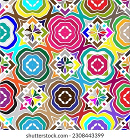 Vector background with colorful pattern. Abstract background. Perfect for fashion, textile design, cute themed fabric, on wall paper, wrapping paper and home decor.