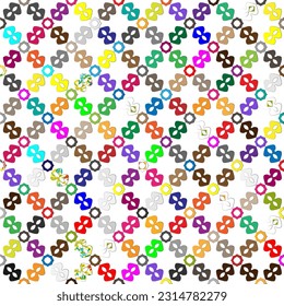 Vector background with colorful pattern. Abstract background. Perfect for fashion, textile design, cute themed fabric, on wall paper, wrapping paper and home decor.