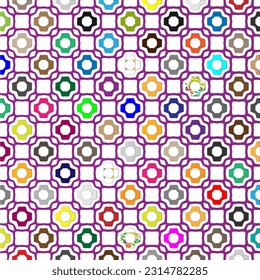 Vector background with colorful pattern. Abstract background. Perfect for fashion, textile design, cute themed fabric, on wall paper, wrapping paper and home decor.