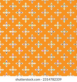 Vector background with colorful pattern. Abstract background. Perfect for fashion, textile design, cute themed fabric, on wall paper, wrapping paper and home decor.